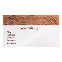 Papier blanc de perle de rose de MONOGRAMME de BAB Modèles De Cartes De Visite