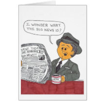 PAPIER DE LECTURE D'HOMME CARTES DE VŒUX