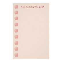 Papier de note d'Apple Papier À Lettre Customisable
