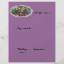 papier de recettes prospectus personnalisés