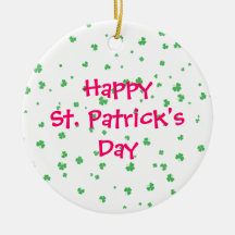 Papier de shamrock ornements