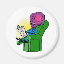 Papier étranger de lecture de père magnets