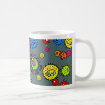 Papier peint de bactéries tasses