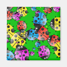 Papier peint de coccinelle aimants