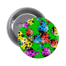 Papier peint de coccinelle badge
