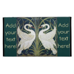 Papier peint de cygne et de précipitation et d'iri coque iPad