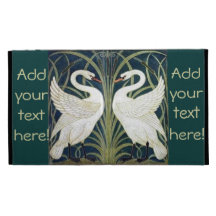 Papier peint de cygne et de précipitation et d'iri coque iPad