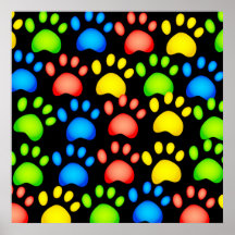 Papier peint de patte posters