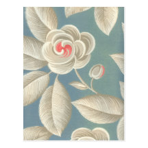 Papier peint vintage rose d'oeil rose carte postale