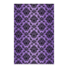 Papier victorien mauve-clair baroque d'album motifs pour papier à lettre
