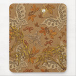 Papillon beige 2 d'or de Mousepad Tapis De Souris