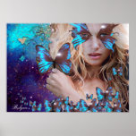 PAPILLON BLEU POSTERS