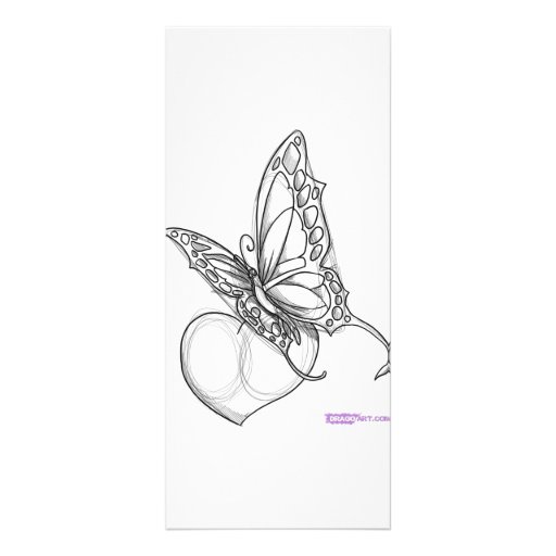 Papillon Carte Double Customisable