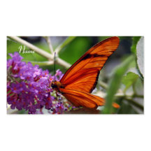 Papillon Carte-Orange d'affaires Modèle De Carte De Visite
