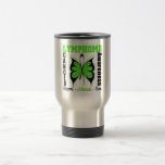 Papillon de conscience de lymphome tasse à café