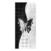 Papillon de deux tons double carte