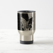 Papillon de deux tons mugs à café