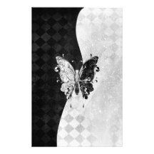 Papillon de deux tons papier à lettre customisé