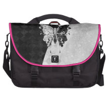 Papillon de deux tons sacoches pour ordinateurs portables