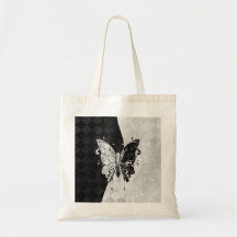 Papillon de deux tons sacs de toile