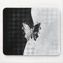 Papillon de deux tons tapis de souris