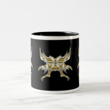 Papillon de guerrier tasse
