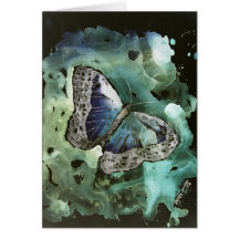 papillon de monarque numérique peignant l'art mode cartes