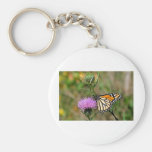 Papillon de monarque porte-clés