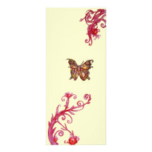 PAPILLON d'OR, crème rouge lumineuse Faire-parts