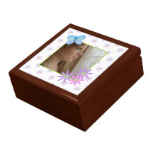 Papillon encadré : Boîte-cadeau Boîte À Babioles