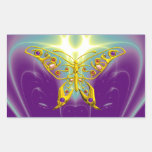 PAPILLON HYPER STICKER RECTANGULAIRE