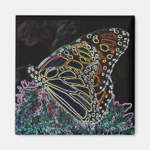Papillon Magnets Pour Réfrigérateur