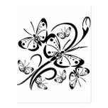 Papillon mignon cartes postales