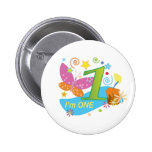 Papillon : Mon premier anniversaire Badge