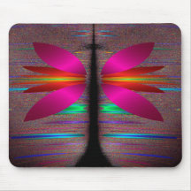 Papillon Mousepad de fractale Tapis De Souris