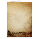 Papillon musical vintage cartes