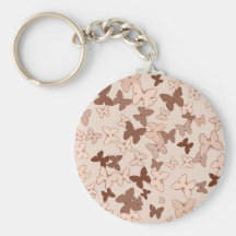 Papillon neutre Keychain Porte-clé