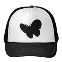 papillon noir - papillons casquettes
