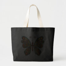 Papillon terreux sacs en toile