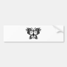 Papillon tribal adhésif pour voiture