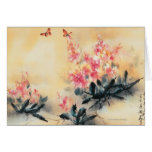 Papillons au printemps cartes