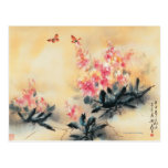 Papillons au printemps cartes postales