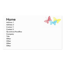 Papillons cartes de visite