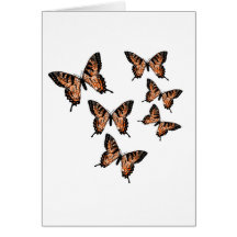Papillons de papillon cartes de vœux