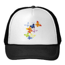 Papillons de papillon casquettes