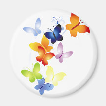 Papillons de papillon magnets pour réfrigérateur