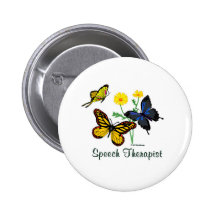 Papillons d'orthophoniste badge avec épingle
