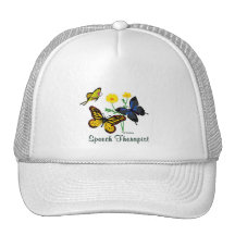 Papillons d'orthophoniste casquette