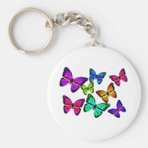 Papillons Keychain Porte-clefs