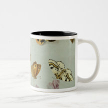 Papillons, mites et d'autres insectes tasse à café